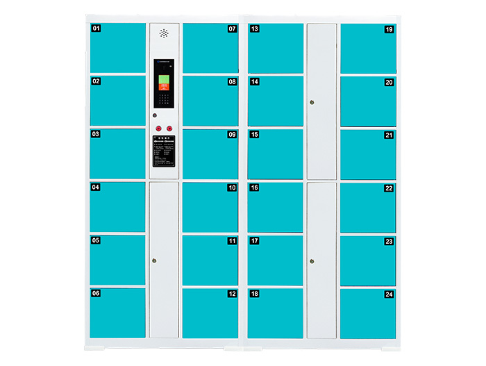 電子廠員工衣物存放柜,鞋廠更衣室自助儲物柜,公司會議室面部識別儲物柜